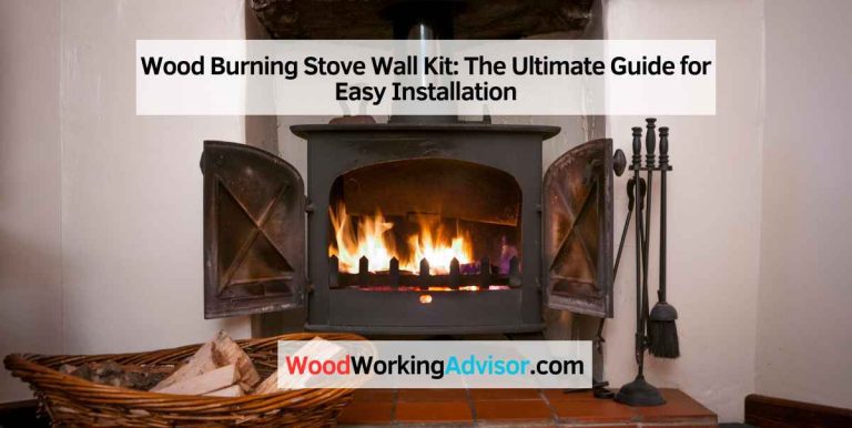 Wood Burning Stove Wall Kit