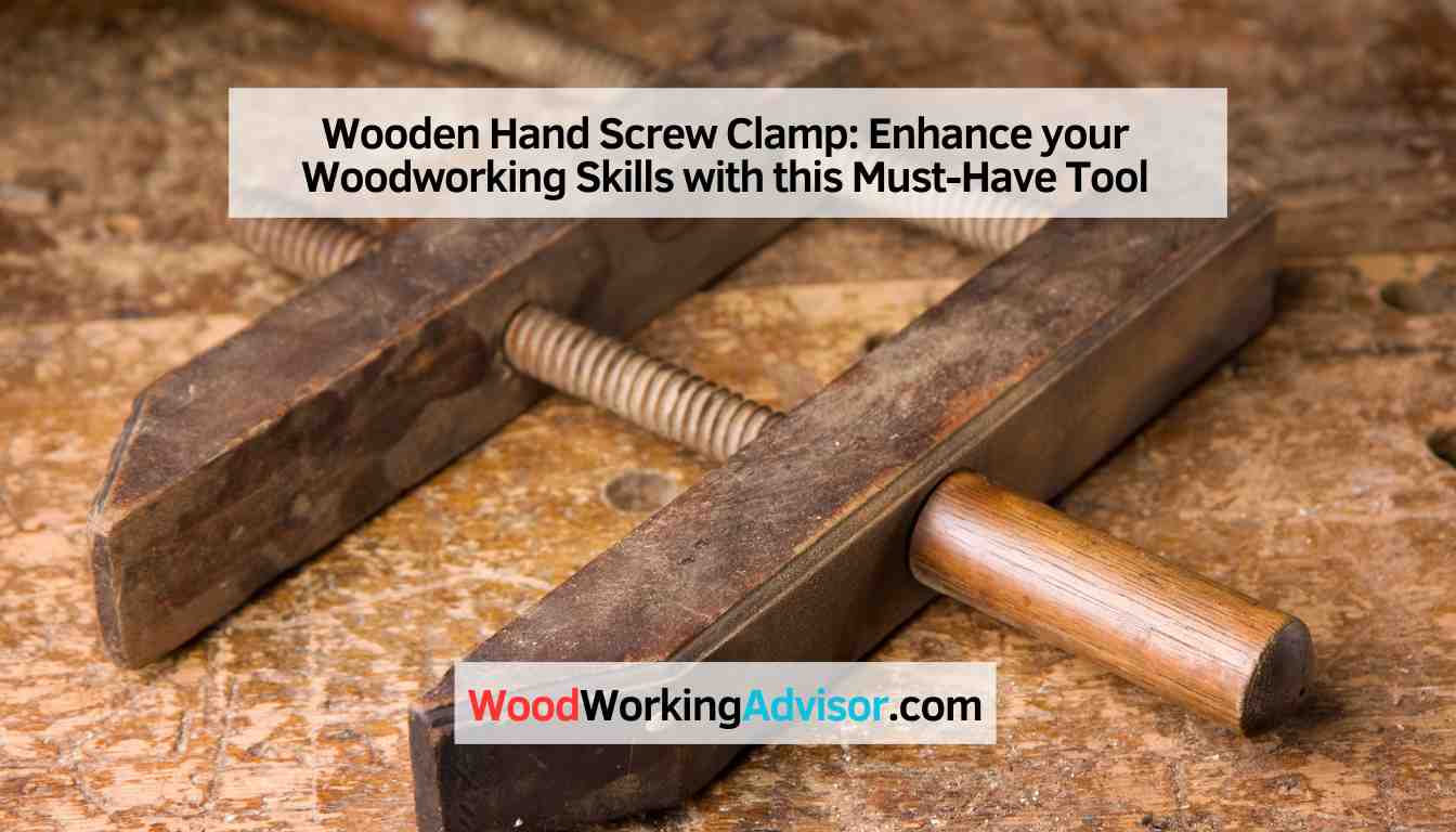 Wooden Hand Screw Clamp