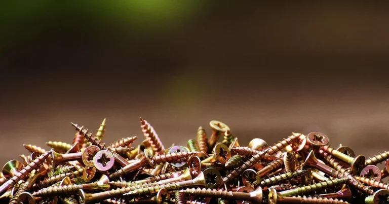 Seven types of woodworking screws compared by drive, thread and cost