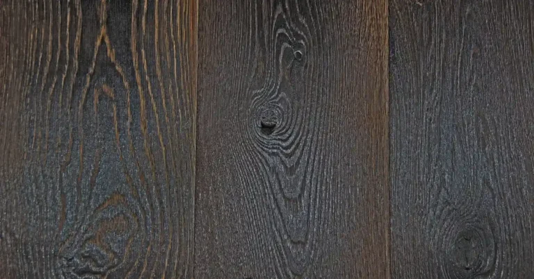 Hardwood floor darkened with gel stain without sanding
