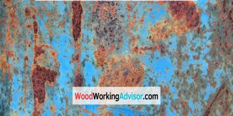 Rusted metal surface texture