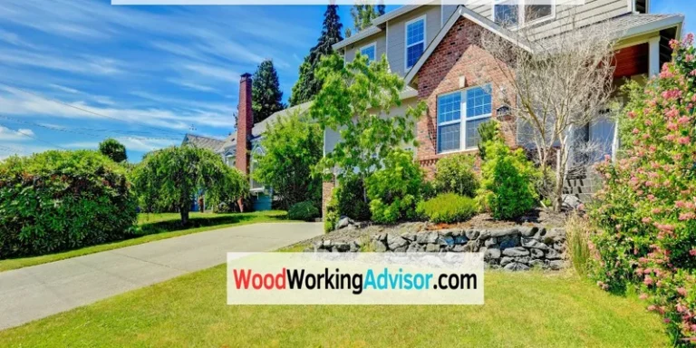 Two-story house with wood exterior trim and siding