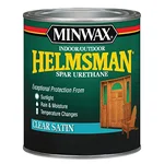 Minwax Helmsman Indoor Outdoor Spar Urethane clear satin quart can