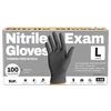 SUP powder-free nitrile exam gloves 100 count box