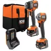 RIDGID 18V SubCompact 2-Tool Combo Kit