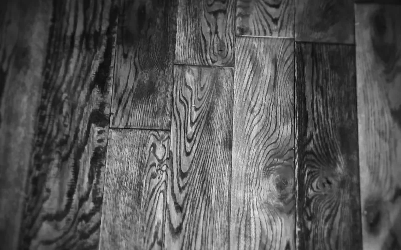Oak floor planks showing open grain pattern before staining Oak floor planks showing open grain pattern before staining