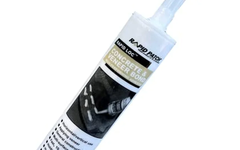 Rapid Loc concrete and veneer bond adhesive for thin brick veneer installation