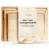 SMIRLY 3-piece birch cutting board set with stand