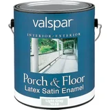 Valspar 1533 Porch and Floor Latex Satin Enamel gallon can Valspar 1533 Porch and Floor Latex Satin Enamel gallon can