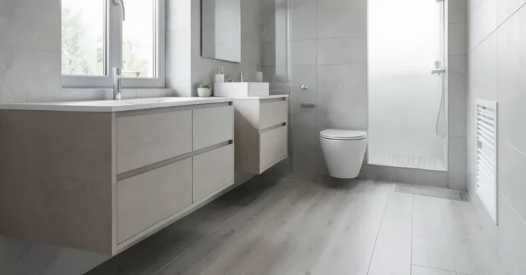 How to Lay Vinyl Plank Flooring in a Bathroom (SPC Core)