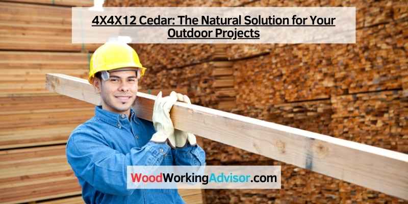 4X4X12 Cedar