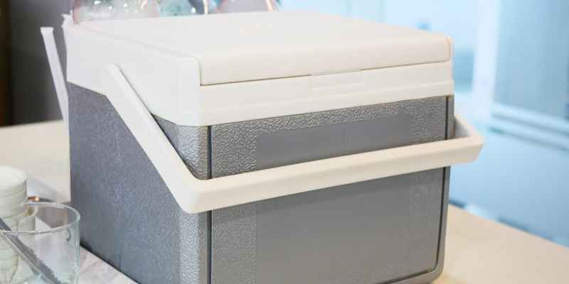 Antique Metal Cooler