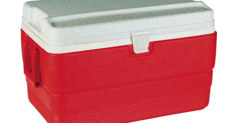 Antique Metal Cooler