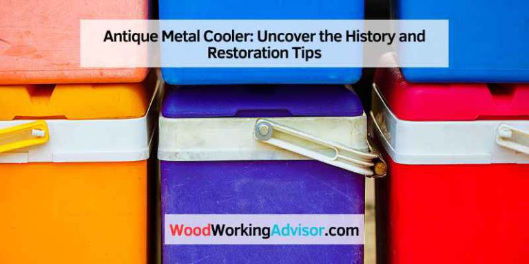 Antique Metal Cooler