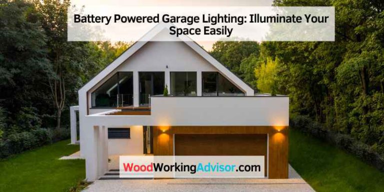 Battery Powered Garage Lighting