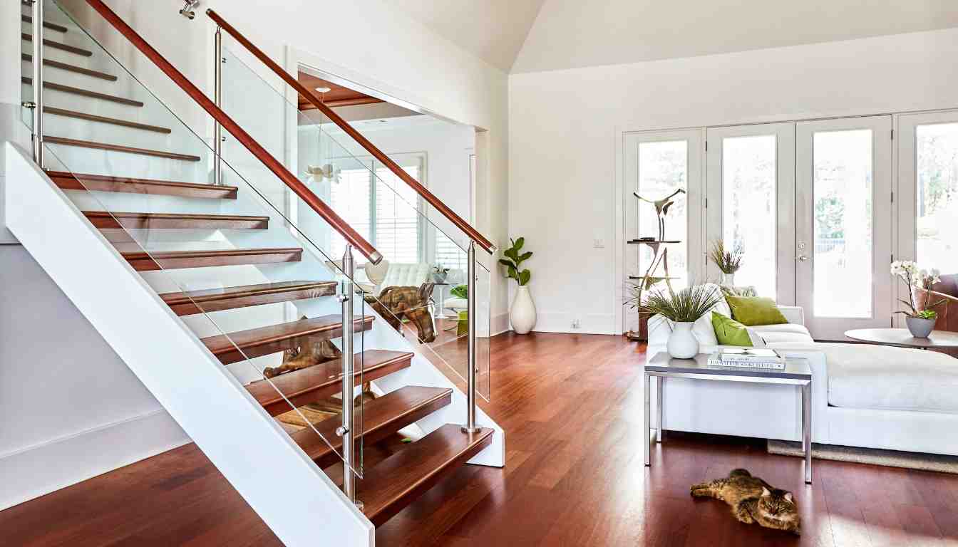 Carpet Stairs to Vinyl Floor Transition