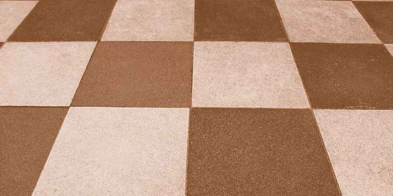 Checkered Hardwood Floor