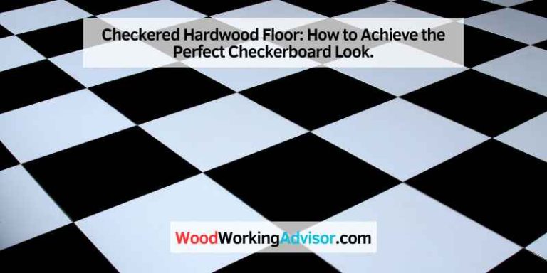 Checkered Hardwood Floor