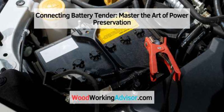Connecting Battery Tender