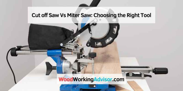 Cut off Saw Vs Miter Saw