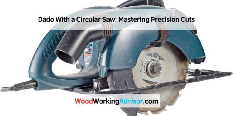 Dado With a Circular Saw