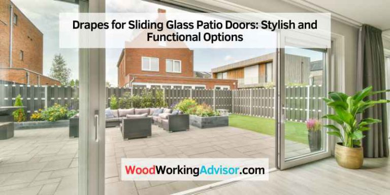 Drapes for Sliding Glass Patio Doors: Stylish and Functional Options