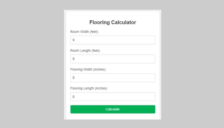 Flooring Calculator