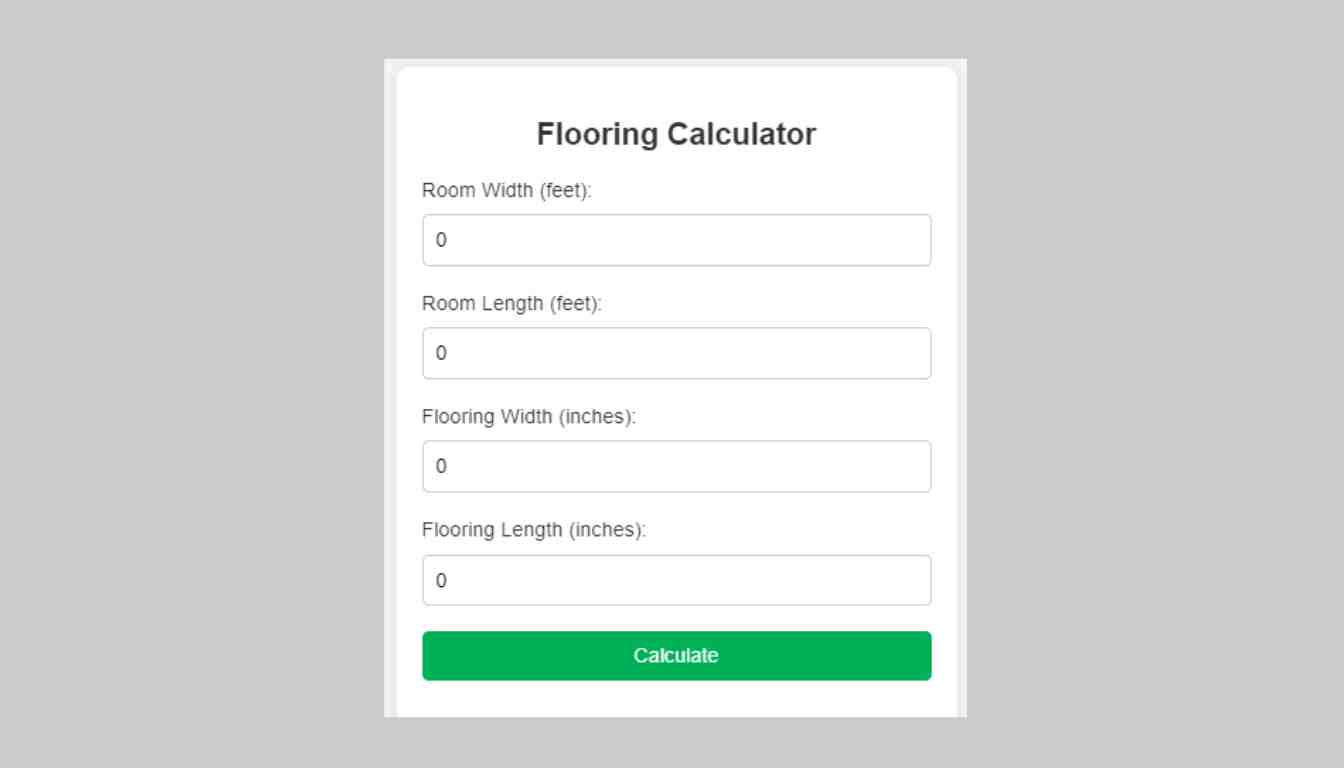 Flooring Calculator