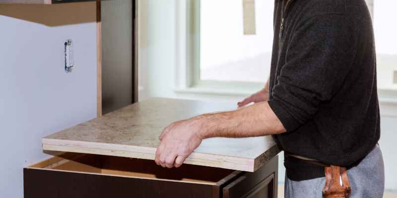 Gluing Laminate Countertop