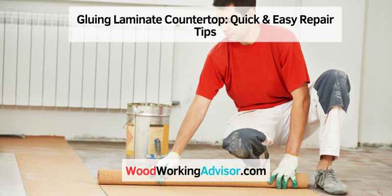 Gluing Laminate Countertop