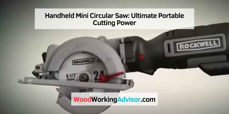 Handheld Mini Circular Saw