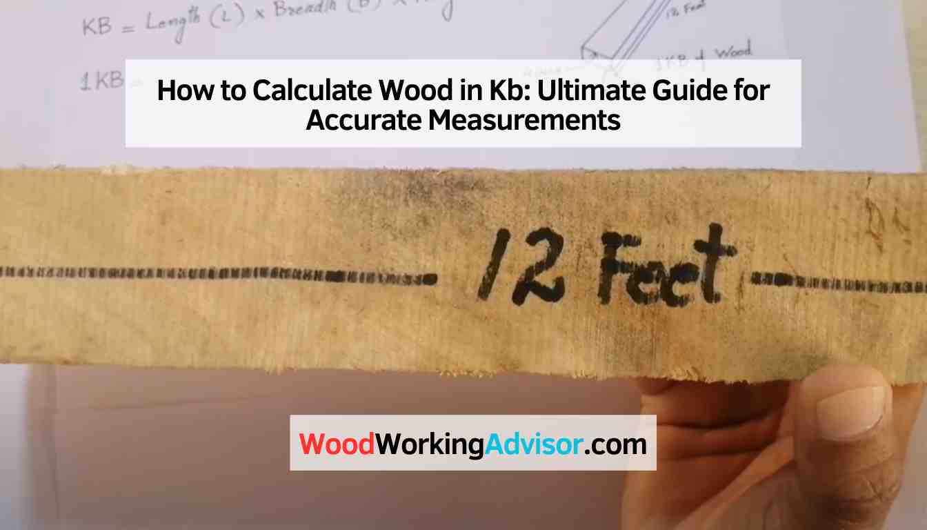 How to Calculate Wood in Kb