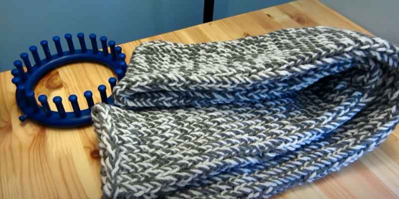 How to Finish Loom Scarf