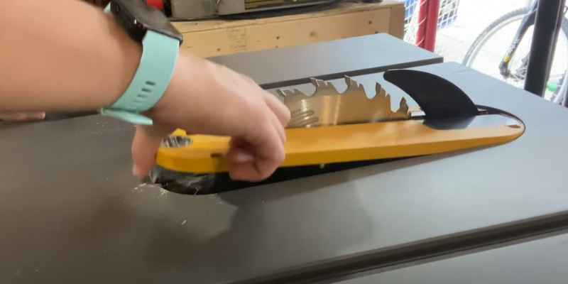 How to Remove Riving Knife from Dewalt Table Saw