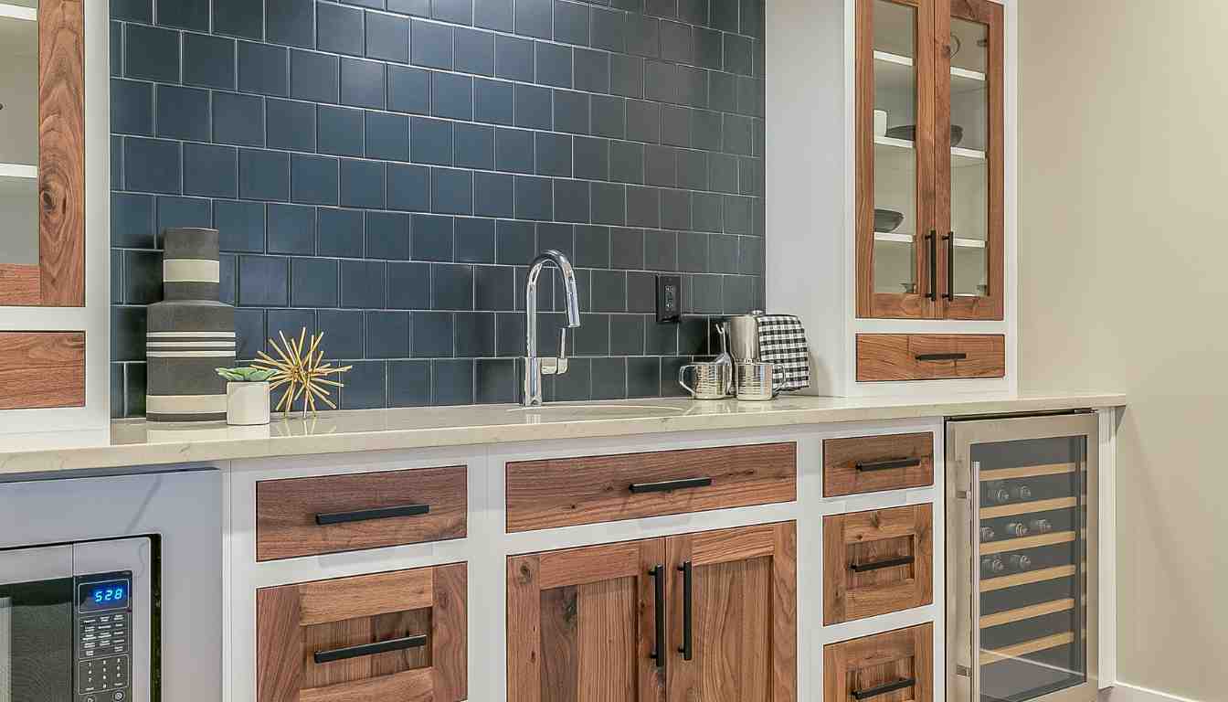 Laminate Floor Backsplash