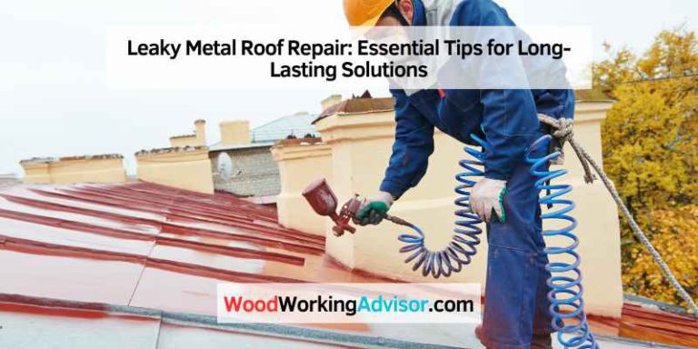 Leaky Metal Roof Repair