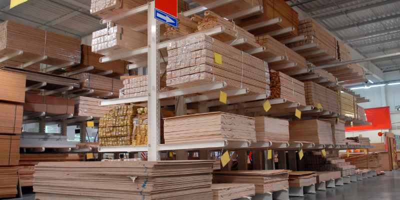 Maximize Space with Vertical Plywood Storage Rack