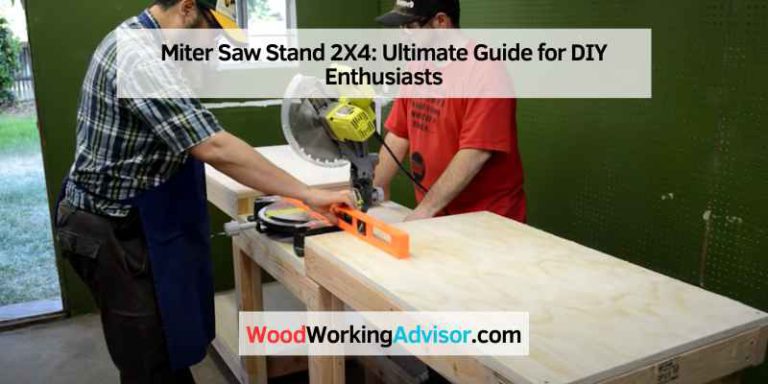 Miter Saw Stand 2X4