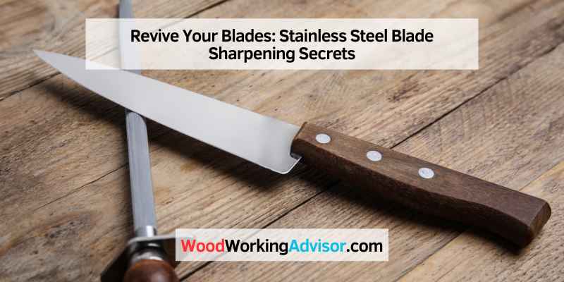 Revive Your Blades: Stainless Steel Blade Sharpening Secrets