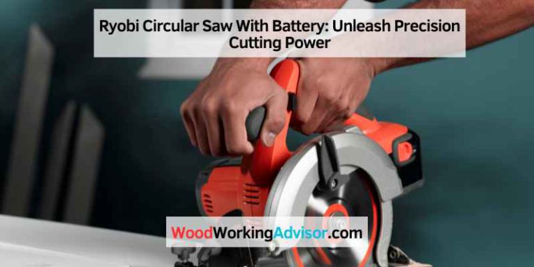 Ryobi Circular Saw With Battery