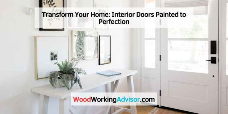 Transform Your Home: Interior Doors Painted to Perfection