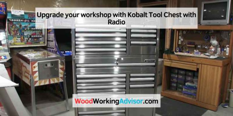Upgrade your workshop with Kobalt Tool Chest with Radio
