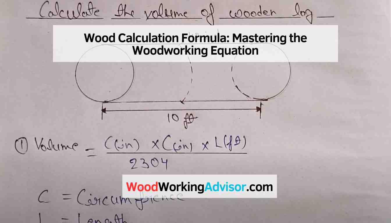 Wood Calculation Formula