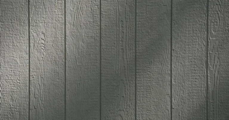 Gray textured vertical-groove wood-grain wall panels, the look of inexpensive 4x8 interior paneling