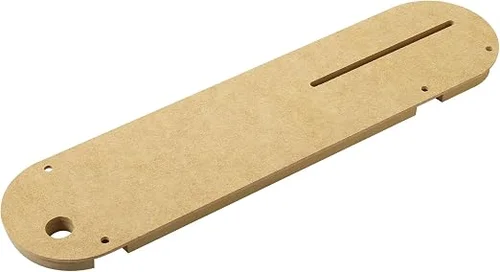 MDF Dado Throat Plate Insert (Delta-Compatible, Universal-Fit Blank)
