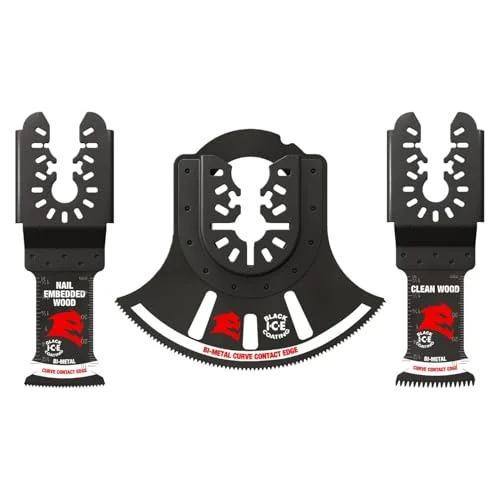 Diablo universal-fit bi-metal oscillating blade 3-piece set