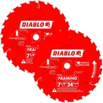 Diablo D0724A 7-1/4 inch 24-tooth framing blade for ripping 2x4s