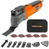 ENERTWIST oscillating multi-tool kit with 33 saw accessories