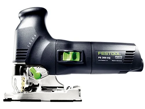 Festool PS 300 EQ-Plus Trion pendulum jigsaw with 2 saw blades