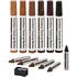 Furniture repair wood markers and wax sticks, 13-piece set